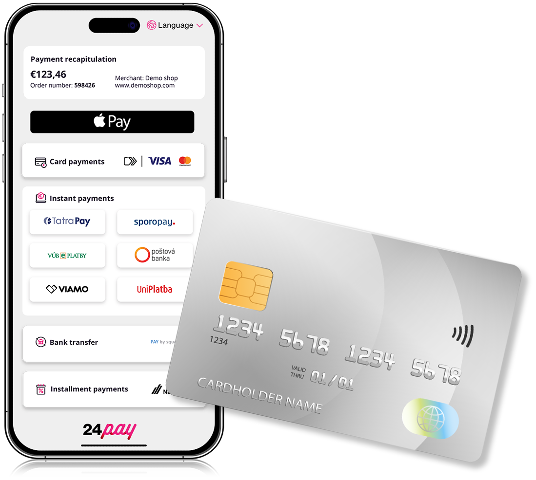 24pay payment gateway with card